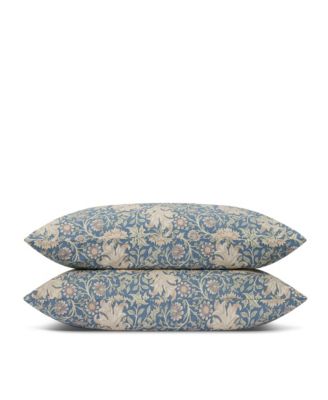 Morris & Co Double Bough Linen Blend Pillowcase Pair