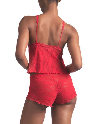 Stretch Floral Lace Camisole Set