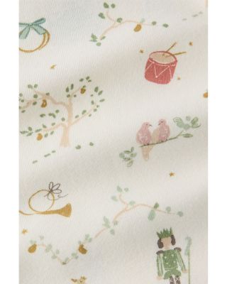 Unisex Partridge in a Pehr Tree Ribbed Footless Sleeper - Baby