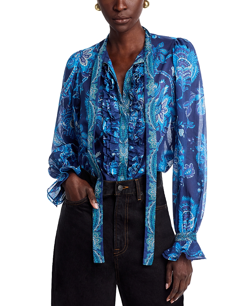 Kobi Halperin Kourt Blouse In Blue