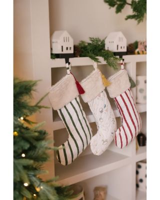 Striped Holiday Stocking