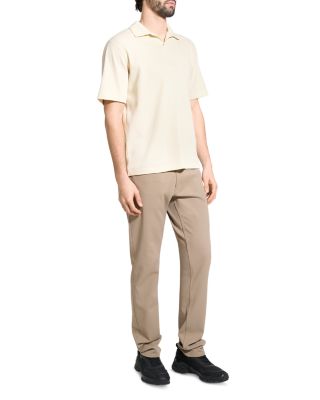 Short Sleeve Ribbed Polo Shirt