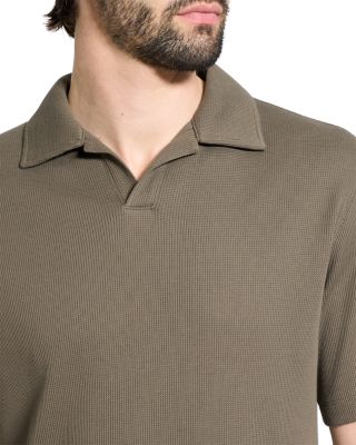 Short Sleeve Ribbed Polo Shirt
