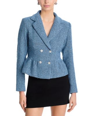 Tweed Flounce Blazer - Exclusive
