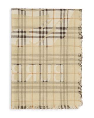 EKD Check Wool & Silk Scarf