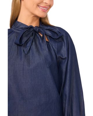 Raglan Sleeve Big Bow Shirt