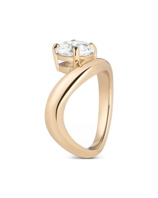 Certified Lab Grown Diamond Cloud Round Ring in 14K Yellow Gold, 2.0 tcw