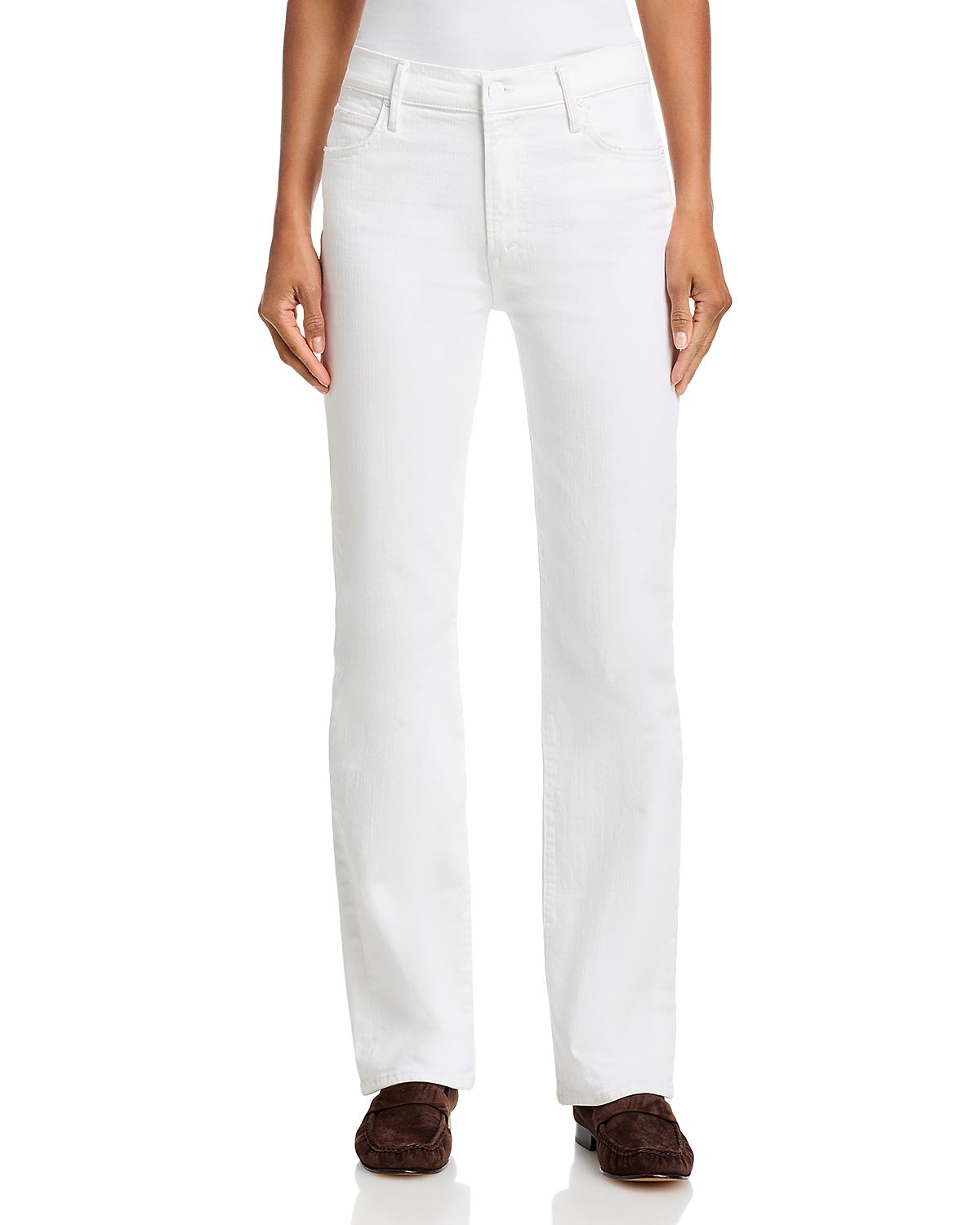 Mother The Kick It High Rise Straight Jeans