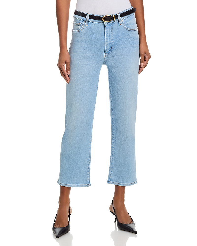 Frame Pixie Le Sleek Straight High Rise Jeans in Hush