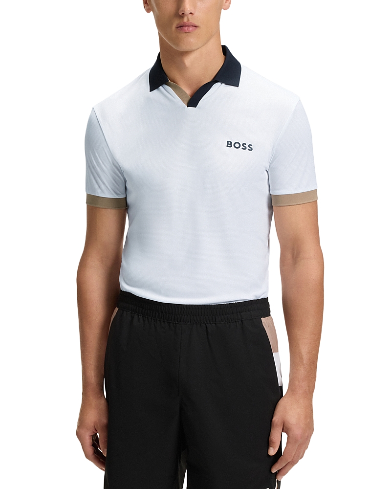 Boss Palle Toc Slim Fit Short Sleeve Polo Shirt