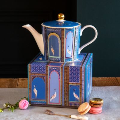 Sara Miller India Lattice Windows Teapot