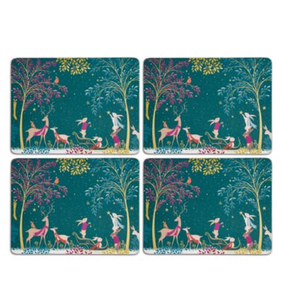 Sara Miller Woodland Tales Placemats, Set of 4