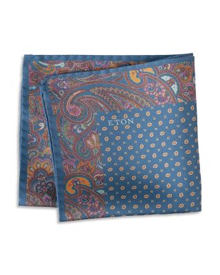 Paisley Silk Pocket Square