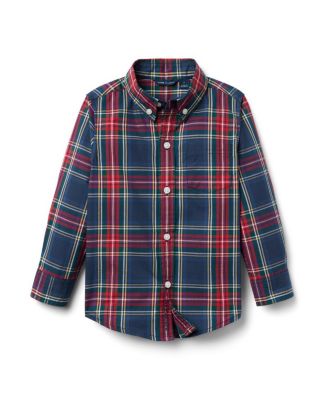 Unisex Tartan Poplin Shirt