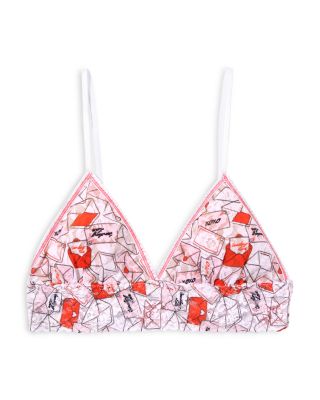 Printed Signature Lace Bralette