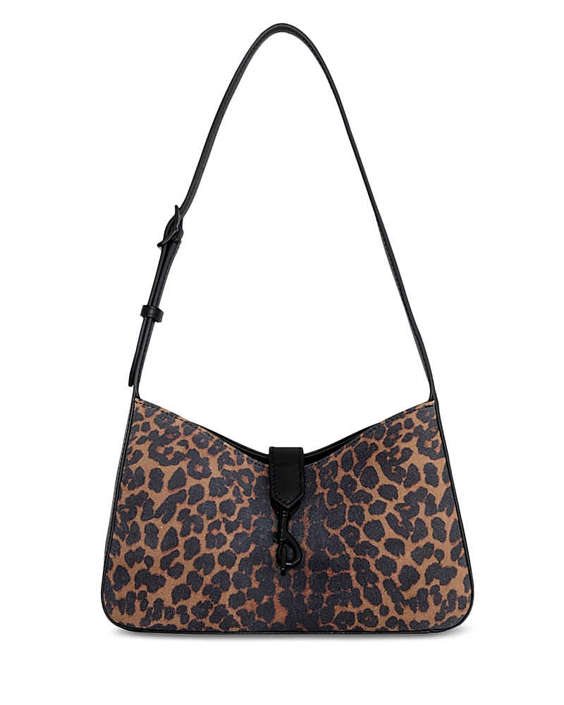 Rebecca Minkoff Megan Small Printed Suede Shoulder Bag