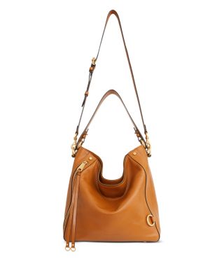 M.A.B. Leather Hobo Bag