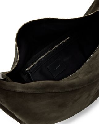 Luna Suede Shoulder Bag