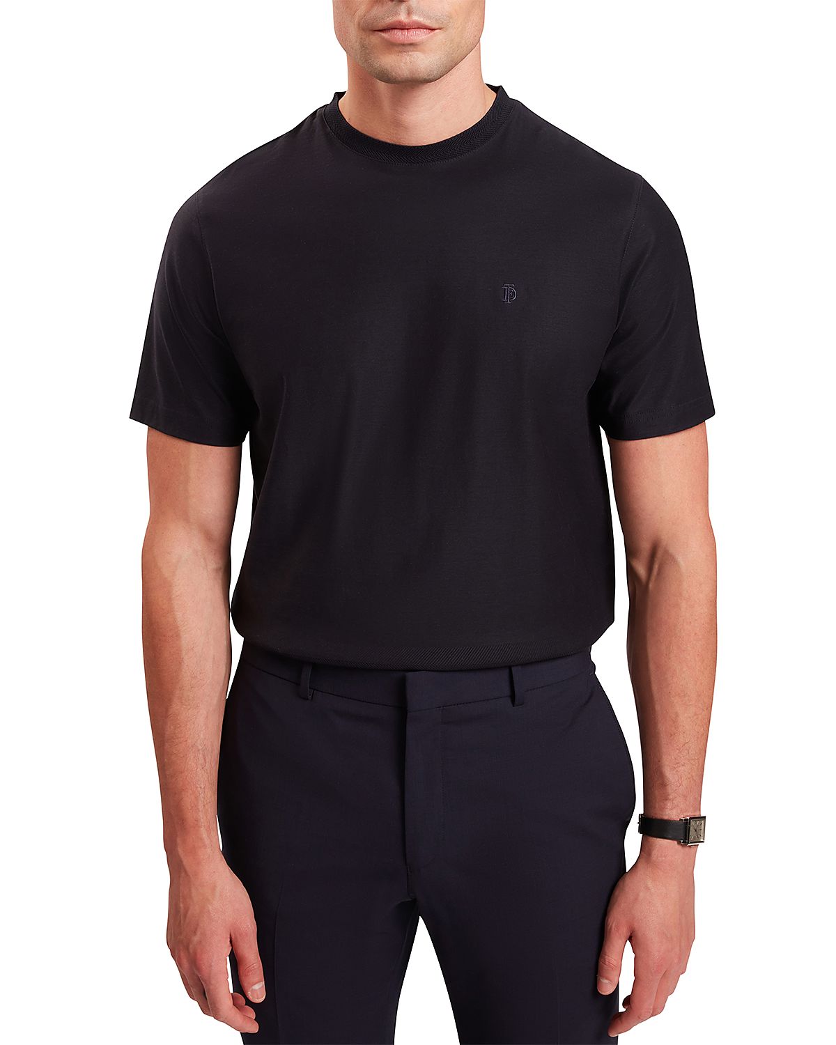 Ted Baker Kaelith Short Sleeve Herringbone Tee
