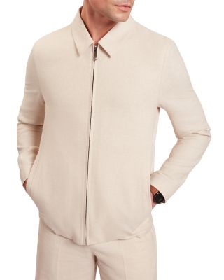 Ashleyj Linen Blend Harrington Jacket