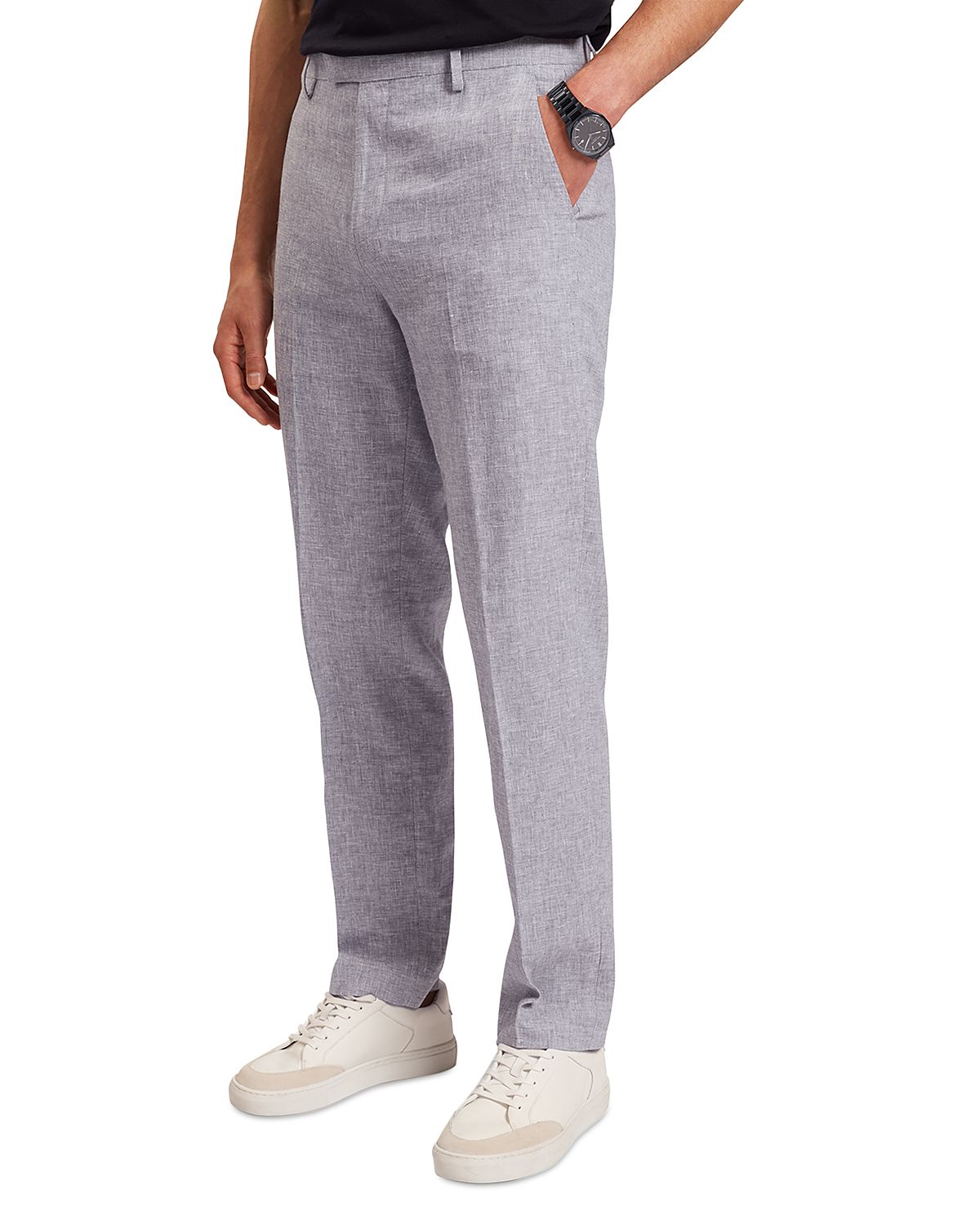 Ted Baker Givrant Slim Fit Linen Pants