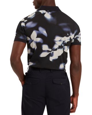Longbri Short Sleeve Floral Polo Shirt