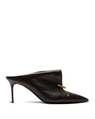 Women's Mules with Front Piercing