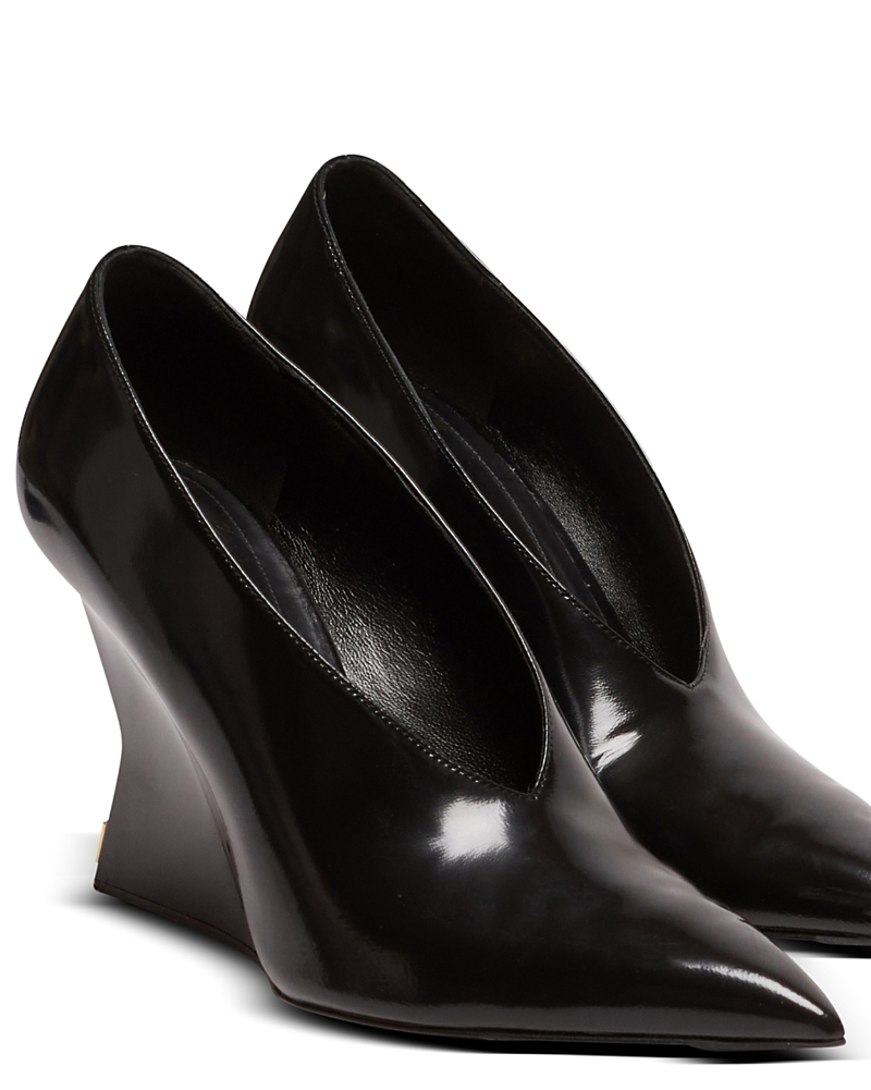 Balmain Women's Shiny Wedge Pumps