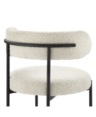 Albie Boucle Fabric Dining Chairs, Set of 2