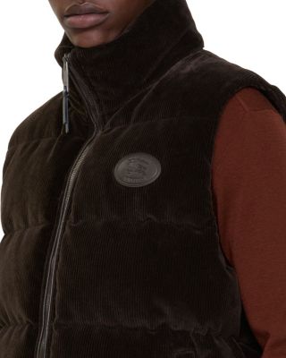 Corduroy Puffer Gilet