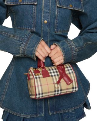 Mini Check Bowling Bag