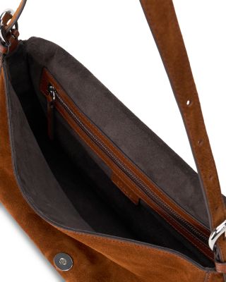 Harlow Medium Suede Shoulder Bag