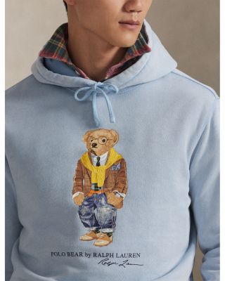 Polo Bear Garment Dyed Fleece Hoodie