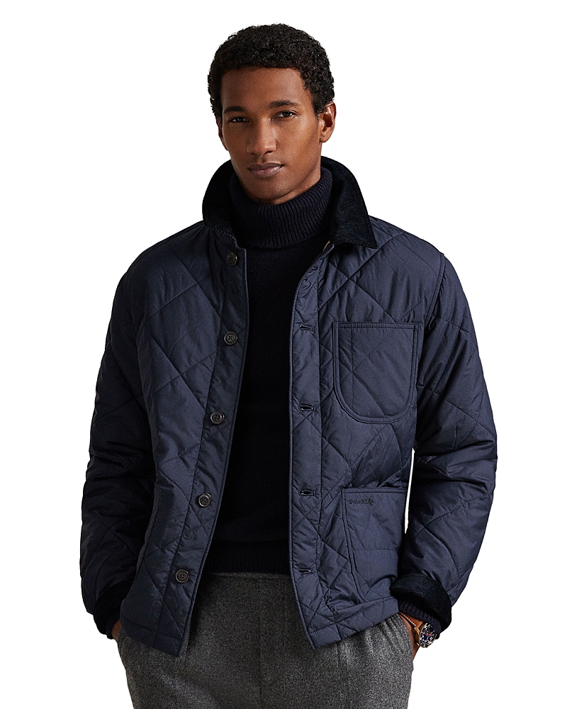 Polo Ralph Lauren The Hurston Quilted Utility Jacket In Blue