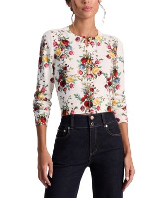 Carson Crewneck Cardigan Sweater