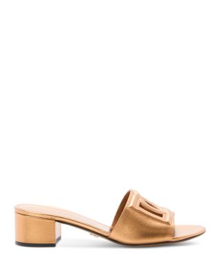 Women's Leather Slides