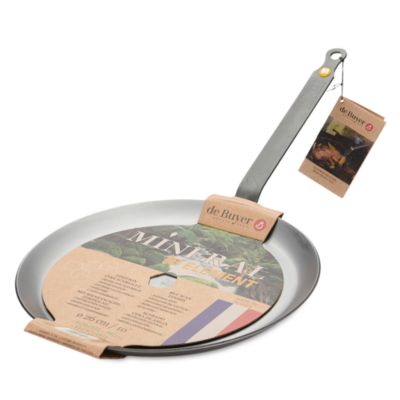 Mineral B 10.25" Carbon Steel Crepe and Tortilla Pan