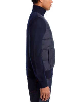 Knit Cardigan Down Jacket