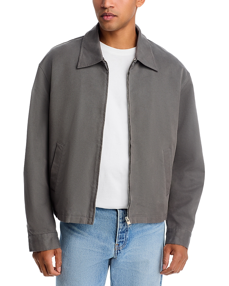 Frame Canvas Zip Trucker Jacket