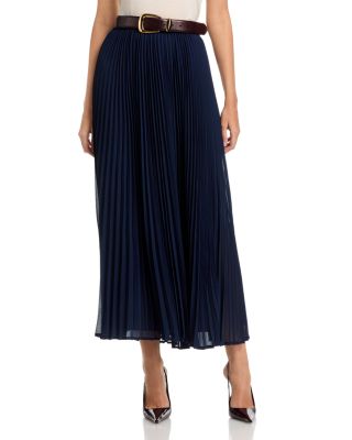 Pleated Maxi Skirt