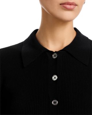 Long Sleeve Polo Top