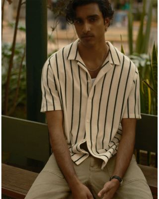 Lisbon Regular Fit Knit Camp Shirt 