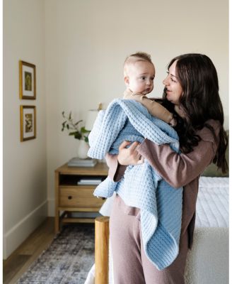 Waffle Knit Receiving Blanket