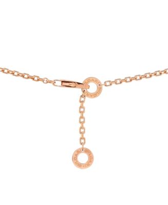  Serpenti Viper Pendant Necklace 18K Rose Gold with Rubies, 16.25 - 17"