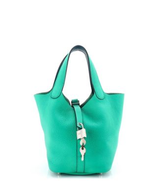 PM Eclat Picotin Lock Bag Clemence with Swift