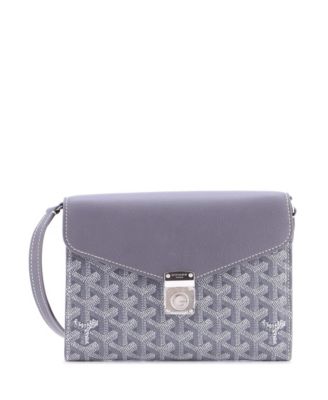   Chypre Wallet on Strap Coated Canvas with Leather