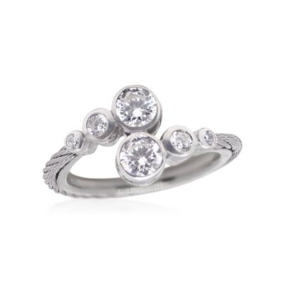 Day Diamonds Round Bypass Ring, 0.5ct Lab Grown Diamonds