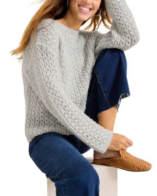 Shimmer Boat Neck Sweater