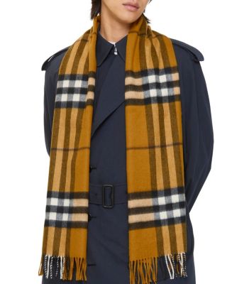  Check Cashmere Scarf