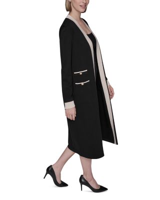 Contrast Trim Cardigan